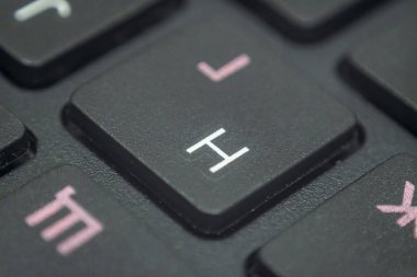 Klavyedeki H harfinin kapatılması