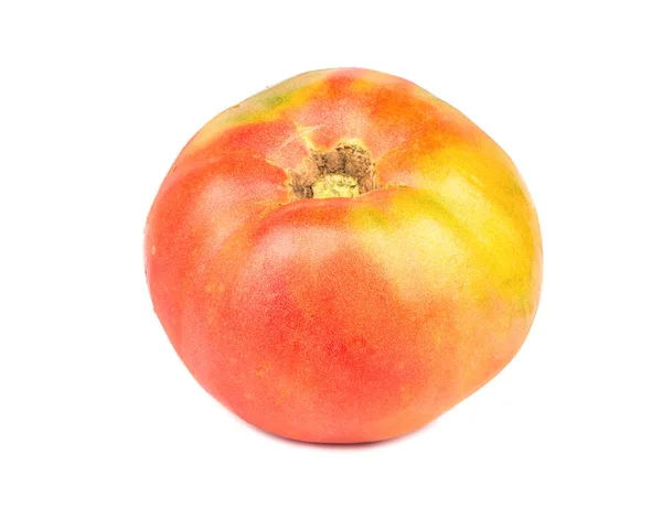Grande Tomate Fresco Isolado Fundo Branco — Fotografia de Stock