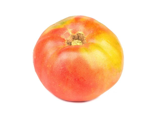 Große Frische Tomate Isoliert Auf Weißem Hintergrund — Stockfoto