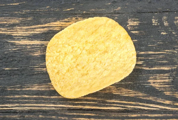 Patata Frita Con Sabor Queso Mesa Vista Superior — Foto de Stock