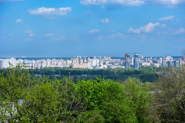 Kiev, Ukrayna'nın evlerin ile manzara