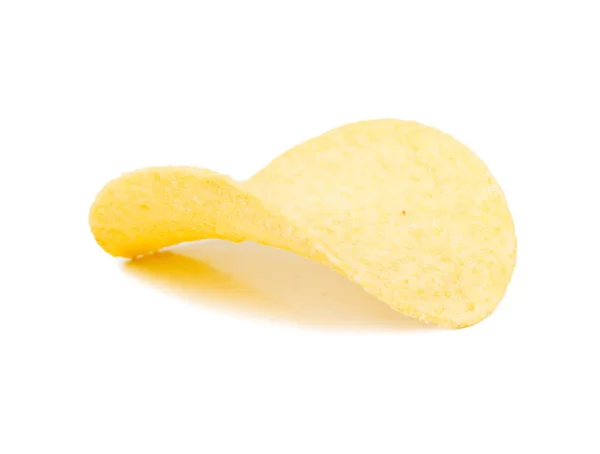 Burgonya Chips Ízű Sajtok Elszigetelt Fehér Background — Stock Fotó