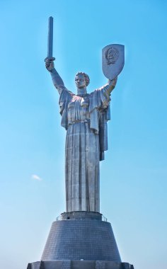 Vatan anıt. Kiev. Ukrayna. 2018 9 Mayıs