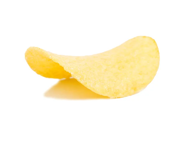 Burgonya Chips Ízű Sajtok Elszigetelt Fehér Background — Stock Fotó