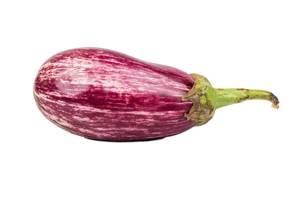 Fresh Purple Eggplant Graffiti Isolated White Background — Stock Photo, Image