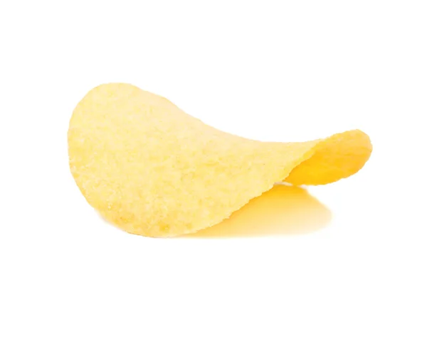 Burgonya Chips Ízű Sajtok Elszigetelt Fehér Background — Stock Fotó