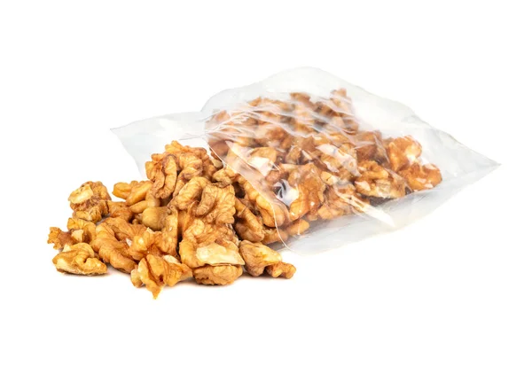 Walnuts in vacuum packing — Stock Photo, Image