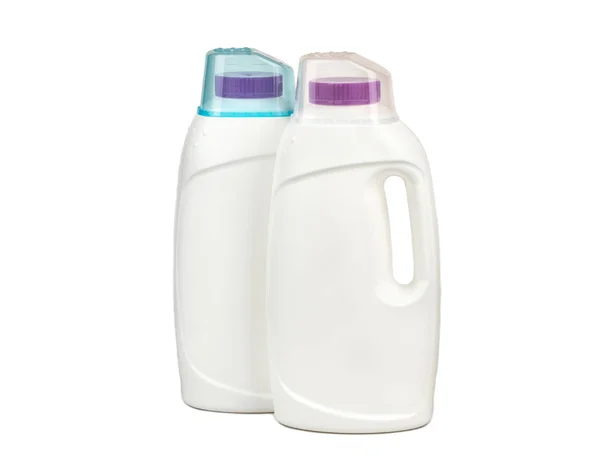 Plastic bottles for washing — Stock Photo, Image