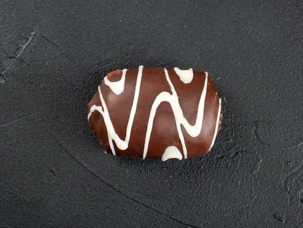 Schokoladenkekse mit Zuckerguss — Stockfoto
