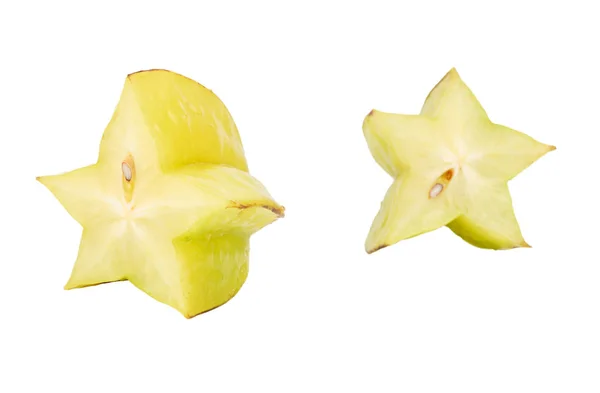Fruta de meia carambola — Fotografia de Stock