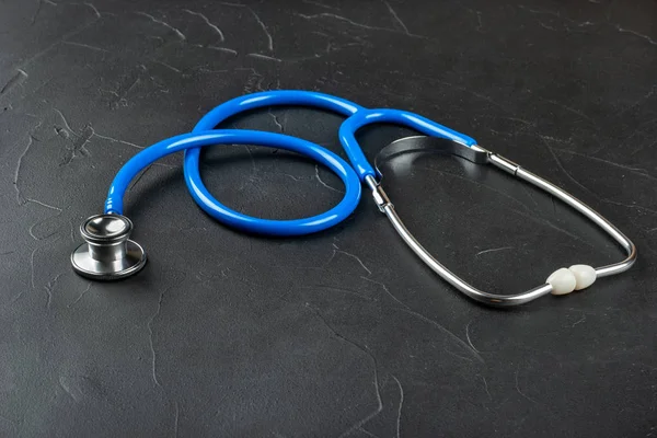 Blue medical stethoscope — Stock Photo, Image