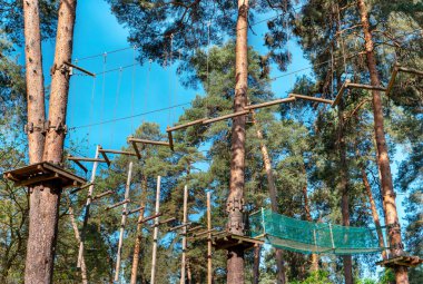 Halat parkında teleferik