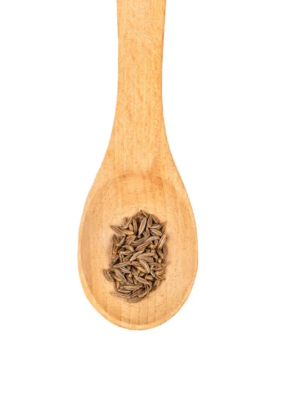 Dry cumin in spoon — Stock Photo, Image