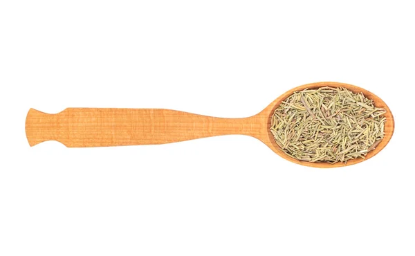 Dry rosemary in a spoon — Stock Photo, Image