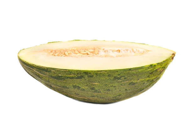 Half of green melon — Stock Photo, Image