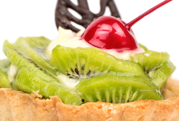 Torte mit Kiwi Nahaufnahme — Stockfoto