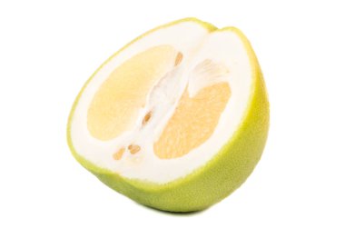 Half of fruit oroblanco clipart