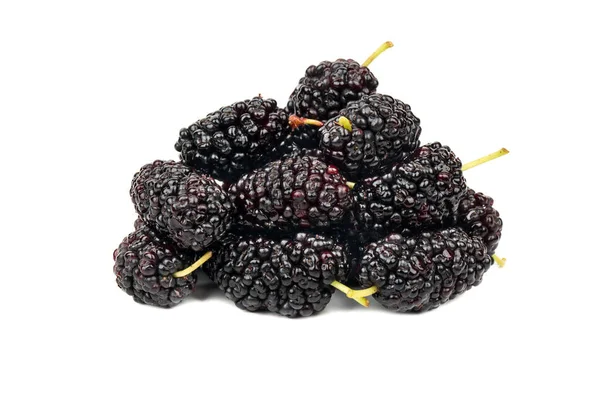 Bunch of black mulberry — Stock Photo, Image