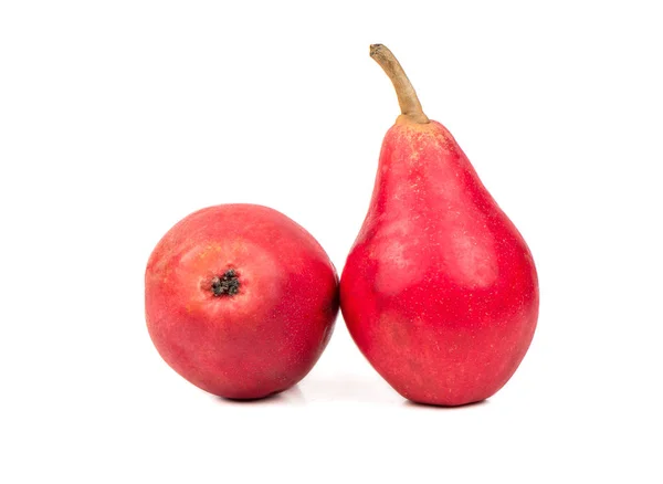Två röda päron — Stockfoto
