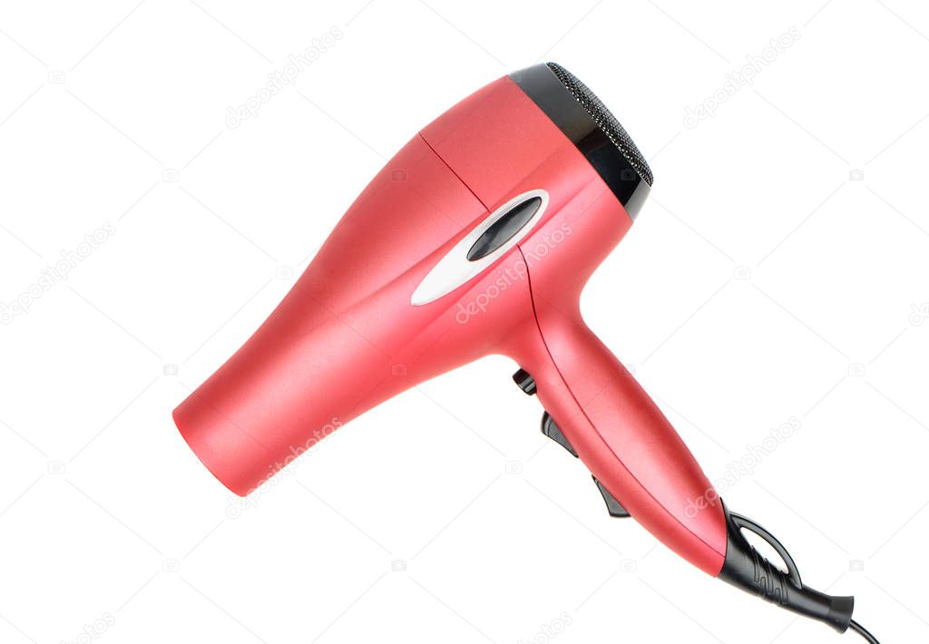 Pink hairdryer