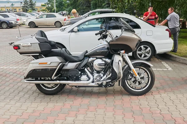Krasnojarsk Russland August 2018 Harley Davidson 103 Motorsykkel Parkert Spesialorganisert – stockfoto