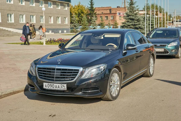 Krasnoyarsk Rusia Septiembre 2018 Exposición Motor Expo Show Car Mercedes —  Fotos de Stock