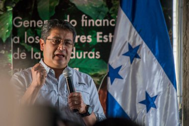 Juan Orlando Hernandez, Honduras Başkanı.