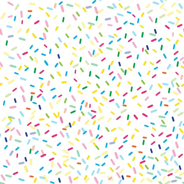 Seamless pattern with sprinkles. Vector illustration. — Stock Vector