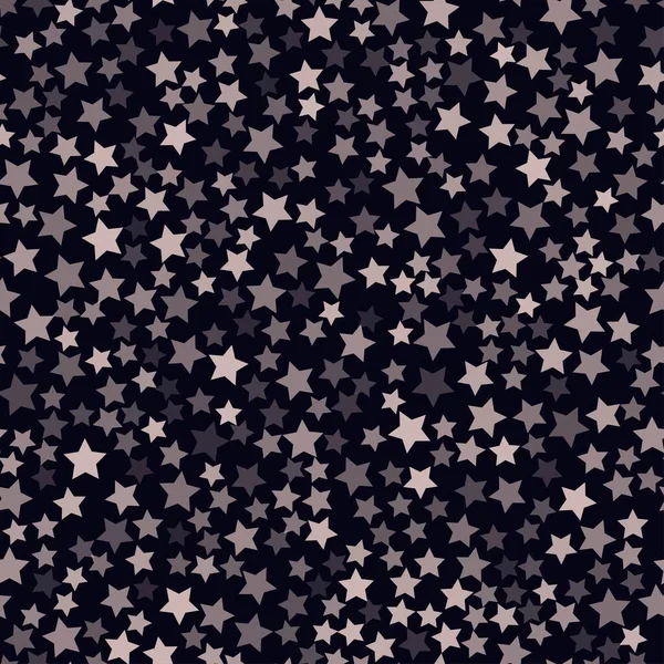 Seamless pattern with glitter sparkle stars. Vector illustration. — Stock Vector