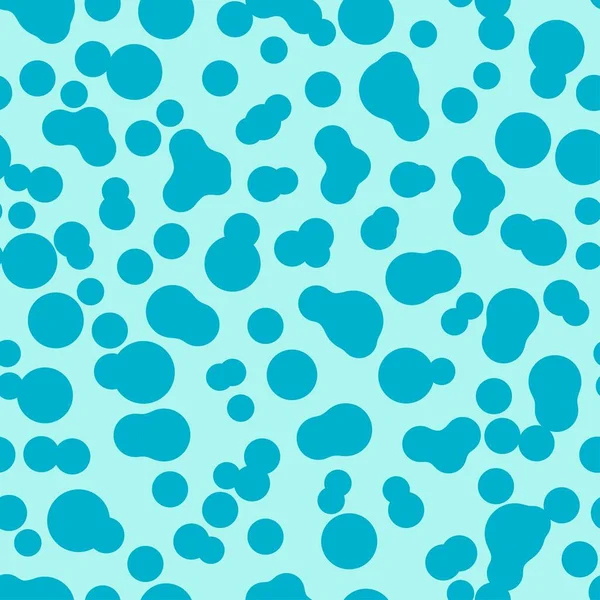 Seamless pattern with water bubbles elements. Vector background. — Stock Vector