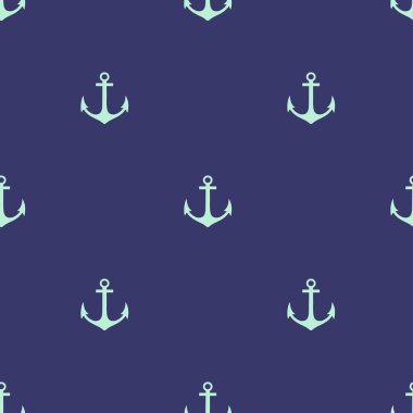 Şirin deniz elementleriyle kusursuz desen. Vektör illüstrasyonu.