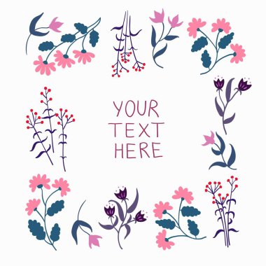 Klasik dekoratif elementleri olan hoş çiçek sepetleri.