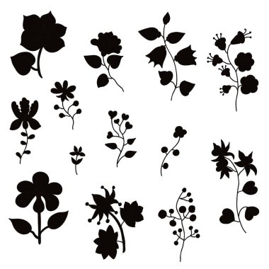 Tasarım ve dekor için zarif çiçek bağcıkları