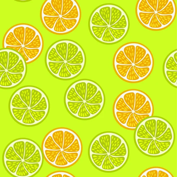 Limonlu ve portakallı kusursuz desen..