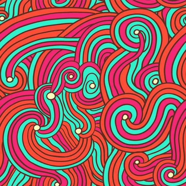 Soyut karalama çizgisi kıvrımsız desen 