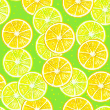 Çiçekli ve mavi arka planda meyveli suluboya eski limon dallarıyla kusursuz desen.