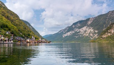 Hallstatt kasaba panorama Alp Dağları ve Göl Manzaralı Oda.