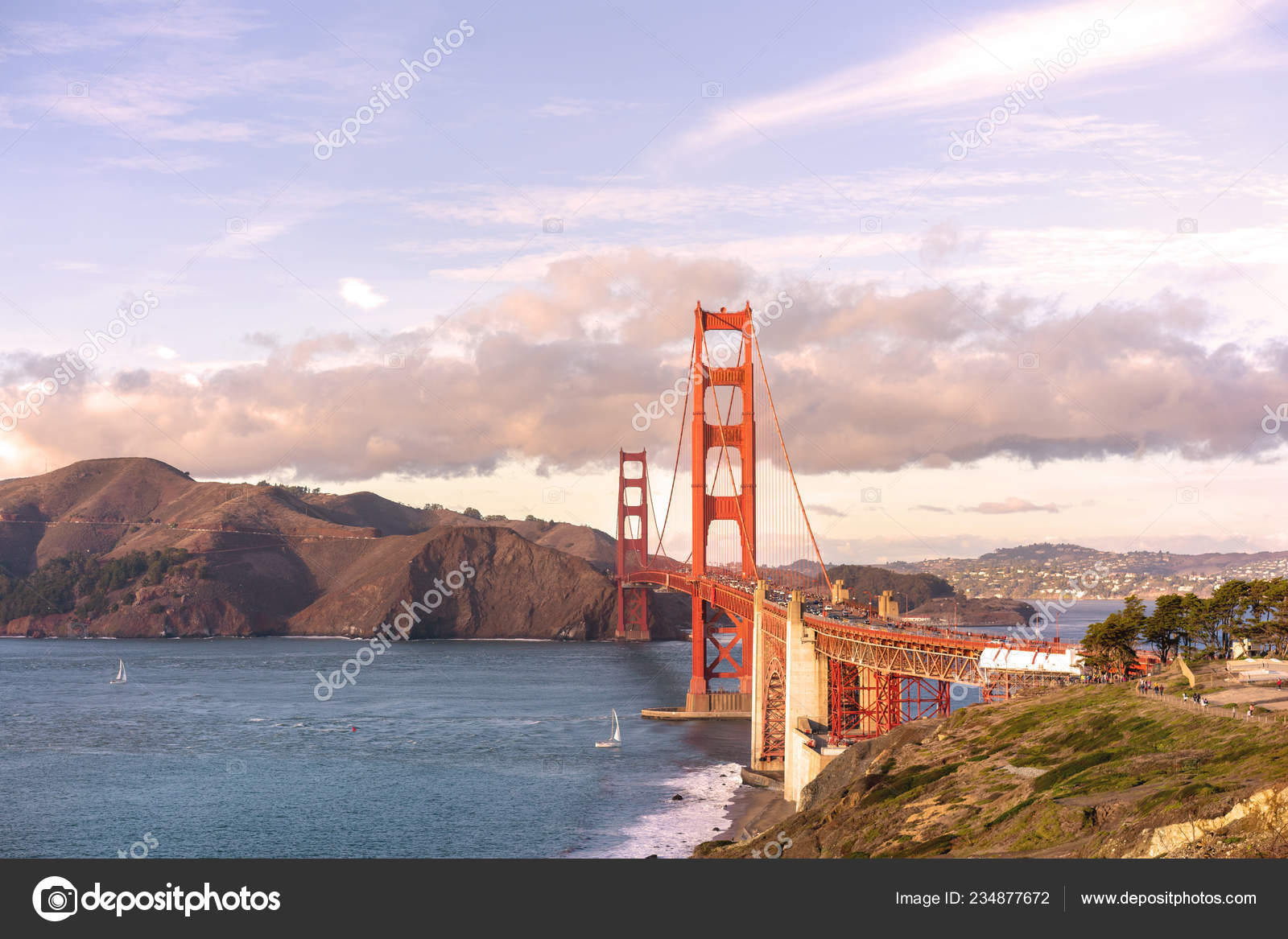 Heure Coucher Soleil Pont Golden Gate San Francisco