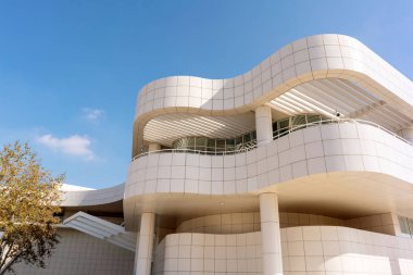 Getty Müzesi binasının dışı, Los Angeles, California.