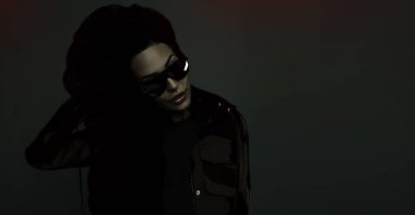 Güzel Asyalı kız fotoğrafı.