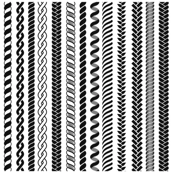 Plait Frames Collectionストックベクター ロイヤリティフリーplait Frames Collectionイラスト Depositphotos