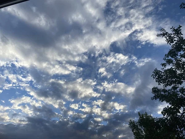 Céu Azul Médio Denver — Fotografia de Stock