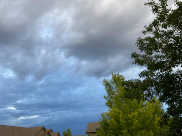 Wolken Und Blauer Himmel Bei Sturm — Stockfoto