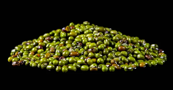 Heap Mung Bean Dark Background — Stock Photo, Image