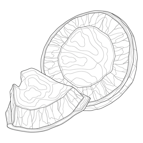 Кокос Смачні Цукерки Розмальовка Книжкова Антистрес Дітей Дорослих Стиль Дзен — стоковий вектор