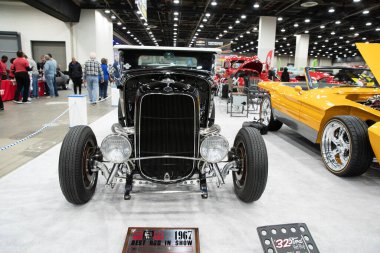 Detroit, Michigan, ABD 28 Şubat 2020: 68. Geleneksel Otomatik Rod Gösterisi ve Fuarı.