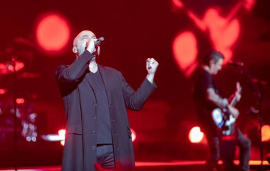 Detroit, Michigan, ABD - 03.05.2019: Özel konuk Three Days Grace ile Little Caesar 's Arena' da canlı performans