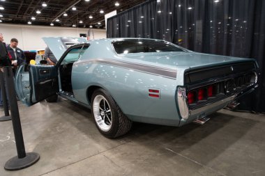 Detroit, Michigan, ABD 28 Şubat 2020: 68. Geleneksel Otomatik Rod Gösterisi ve Fuarı.