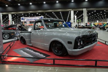 Detroit, Michigan, ABD 28 Şubat 2020: 68. Geleneksel Otomatik Rod Gösterisi ve Fuarı.