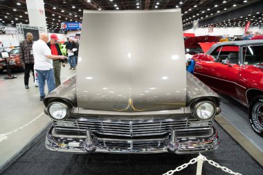 Detroit, Michigan, ABD 28 Şubat 2020: 68. Geleneksel Otomatik Rod Gösterisi ve Fuarı.